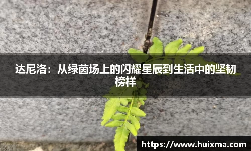 达尼洛:从绿茵场上的闪耀星辰到生活中的坚韧榜样